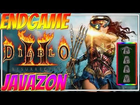 D2R LIGHTNING FURY JAVAZON END GAME BUILD The Best Cow Killer Character