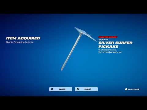 How To Get Silver Surfer Pickaxe NOW FREE In Fortnite! (Free Silver Surfer Pickaxe)