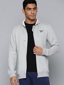 Buy Reebok Front Open Hooded Sweatshirt -  - Apparel for Men