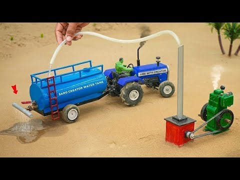 diy mini spray system water tank science project