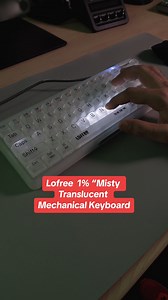 14K views · 56 reactions | The Lofree 1% “Misty” offers hot-swappable switches, custom LED backlighting, and it connects seamlessly via Bluetooth 5.1 or USB-C. The added touch of transparency makes this functionaly aesthetic keyboard 100x cooler! #mechanicalkeyboard #keyboard | MUO | Facebook