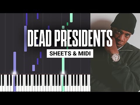 Dead Presidents II - Jay Z - Piano Tutorial + MIDI