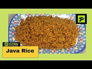 SARAPlicious Java Rice Recipe
