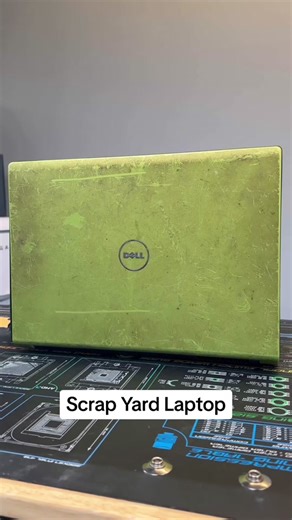 This scrapyard laptop has stopped powering on after a hinge failure. Let’s recover the data on this non functional laptop! #tech #techtok #pcrepair #computerrepair #laptoprepair #creatorsearchinsights