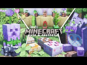 Cute, Aesthetic, & Cottagecore Resourcepacks that work on NEW Minecraft 1.21.1, 1.21, 1.20.1,