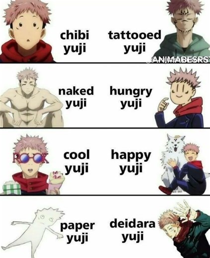 Which Yuji is your favorite? 🤔✨ #yuji #jujutsukaisen