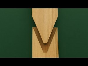 “Impossible Wooden Joint! Watch These 3 Pieces Lock Together Perfectly 🔥🪵”