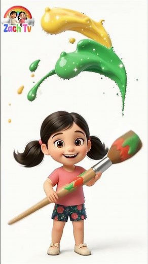 🎨🌈 WOW! Color Splash Magic | Zach Tv