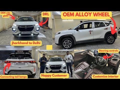 Fronx 2026: Sigma to Alpha - OEM Alloy, Interior & Audio Upgrade ✅ | Maruti Suzuki Fronx Modified ✅