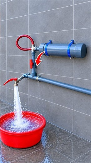 Nobody Expected This PVC Trick to Create Such Powerful Water Pressure! 😲💦