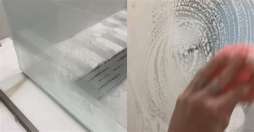 The unlikely kitchen combo that will *actually* clean your shower glass.