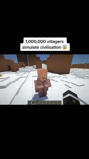 1000000 Villagers Simulating Civilization | Minecraft