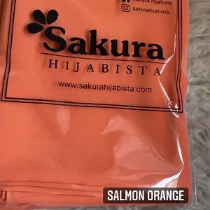 Salmon orange. All new colours available can start to purchase now  . Material: chiffon georgette Size: 2m x 0.7m Design: End curve . Tak jarang. Senang dibentuk . Dm us for order殺 . #chiffonshawl #shawllabuh #shiffonshawlmalaysia #chiffongeorgette #tudung #shawlmurah #shawl #shawlchiffons #tudungmurah #tudungkeknis | Sakura Hijabista | Facebook