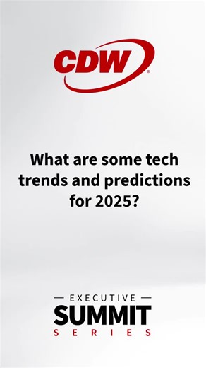 2025 is sure to bring a whole host of exciting tech evolutions and challenges to conquer. Find out what CDW’s Sanjay Sood, Marcos Christodonte II and Conor Waddell are keeping their eyes on. #AI #Cybersecurity #EdgeComputing | CDW Corporation