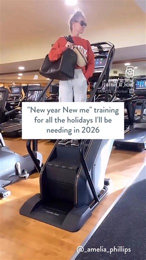 My 2026 workout plan: cardio at the gate, strength training at baggage claim 🛫😍 Repost @fray_at_home | Amelia Phillips