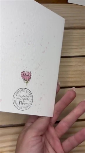 Hand-painted Floral Watercolor Card: Blank Inside, 5x7 Cotton Stationery - Etsy