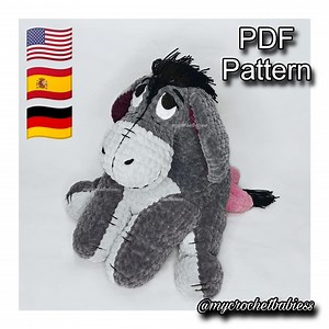 Eeyore Amigurumi Häkelanleitung: Winnie Puuh Esel (PDF-Muster) - Etsy.de