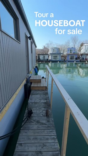 Looking for a unique home in Toronto? A beautiful custom houseboat has just gone up for sale in my marina! Join me on a tour of this 650 sq. ft. houseboat. Some of my favourite features include: ⚓️ A whole wall of hanging closets in the bedroom! I dream of this. ⚓️ A beautiful shower in the bedroom (my bathtub just doesn’t measure up) ⚓️ A lovely skylight in the bathroom ⚓️ A walk-in storage room! (This is what houseboat dreams are made of) It’s listed at $569,000 - so what do you guys think?! #