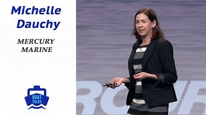 Five years ago, Michelle Dauchy became Mercury Marine’s chief marketing officer, coming from the banking and home cleaning products industries. She brought her skill and insight from playing in the big leagues and applied that to Mercury Marine’s engine business. | BoatTEST.com