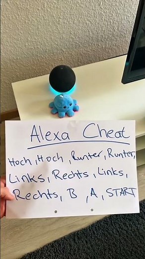 Alexa cheat code