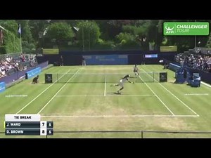 Dustin Brown incredible dive volley at the Aegon Manchester Trophy