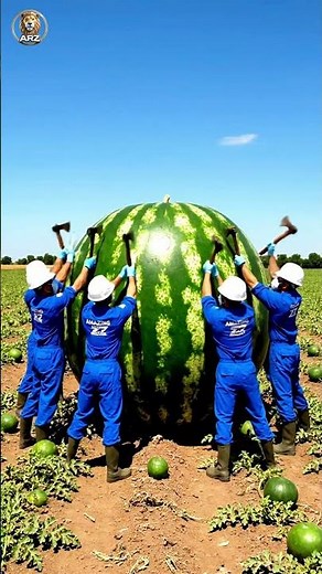 Animal rescue: Giant python from a giant watermelon