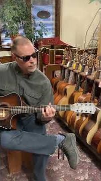Playing a Taylor Baritone 8-string acoustic #Taylor guitars #guitar #baritone #shred #acousticguitar