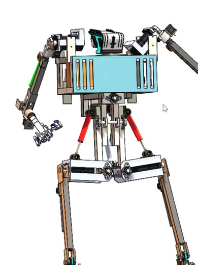Humanoid Robot #robot #CAD #design #mechanical
