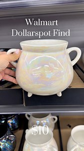 633K views · 5.1K reactions | Witches Cauldron Comment SHOP for the link.  Can you believe I found this $10 beauty in Walmart’s Dollarspot area? It’s so pretty and makes the perfect 3 wick candle holder. It comes in black too. #walmart #walmartfinds #halloween2025 #spookyseason #codeorange #ghosts #halloweenvibes #HalloweenFinds #trickortreating #halloweendecoration #vintagehalloween #walmarthalloween | Simply Staged and Styled | Facebook