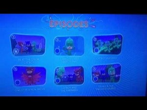 Let's Go PJ Masks DVD Menu!