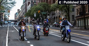 ‘Surreal’: What It’s Like to Ride a Motorcycle Through New York Right Now