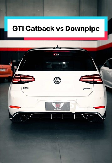 Comparing Catback and Downpipe for MK7.5 GTI