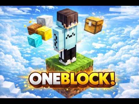 Minecraft one block Gameplay 🔥 Survival, Builds & Fun #oneblock #minecraft #survival