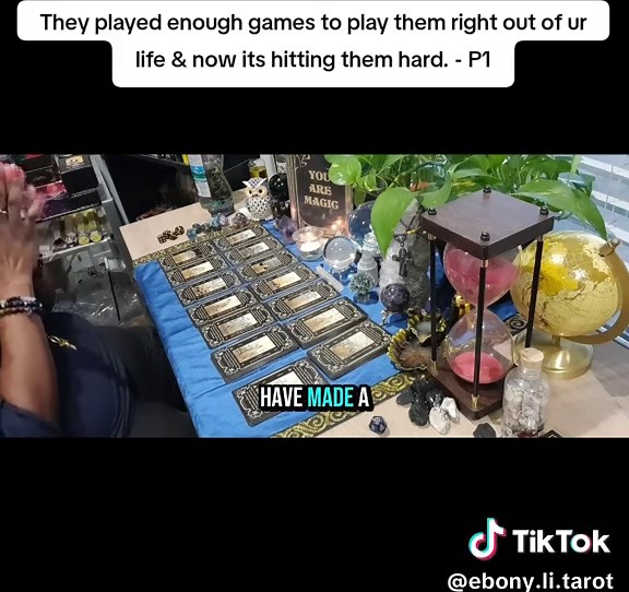 They played enough games to play them right out of ur life & now its hitting them hard. - P1#virał #tarotcards #tarotreader #tarotreading #tarot