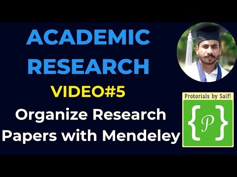 How to Use Mendeley to Organize Your Research References