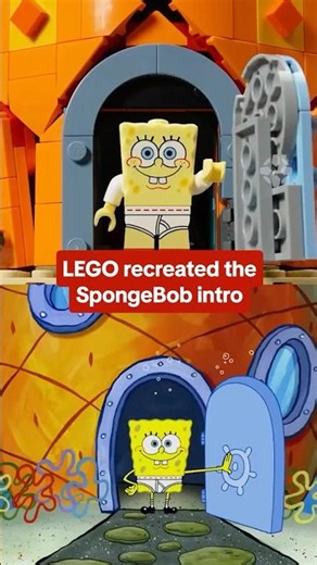 LEGO shows off new Bikini Bottom set with recreation of the SpongeBob intro! #lego #spongebob #toys