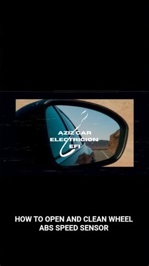 how to open and clean wheel abs speed sensor #automobile #autobraking #autowatch #automotive