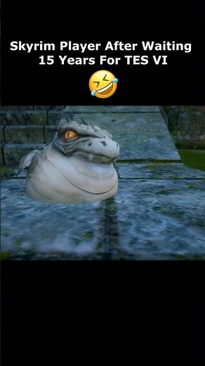 Skyrim Player After Waiting 15 Years For TES VI 🤣 #skyrim #elderscrolls #shorts #switch #switch2