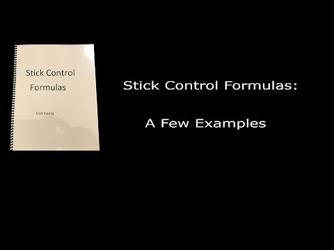 Examples of Stick Control Formulas