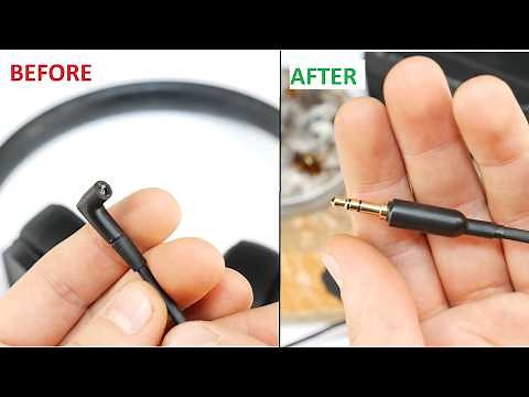 Repair 3.5mm Jack Headphones Easy
