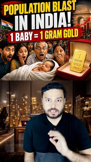 FREE GOLD Bar for Every Baby in India! Indian Govt’s VERY Strange Policy #shorts
