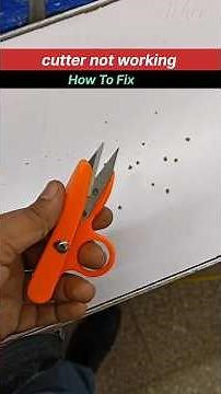 cutter not working how to fix #cutter not working#cutter granding knife