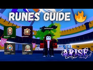 Full Guide to Runes in Arise Crossover Roblox (How to Get & Use Them!)