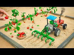Diy mini tractor making agriculture cultivator for Chilli Farming | pough machine