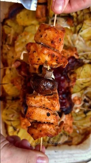 🥔 Oven Chicken Skewers