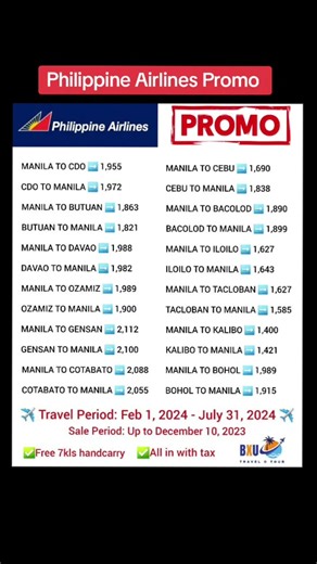 Philippine Airlines Promo 2024: Book Now for Exclusive Deals!