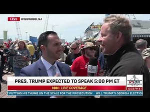 WATCH: Trump Rally Speaker Mike Crispi Interviews on RSBN in Wildwood, NJ - 5/11/24
