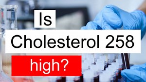 Is Cholesterol 258 high, normal or dangerous? What does Cholesterol level 258 mean?