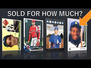 35 MOST VALUABLE RAW UNGRADED BASEBALL ROOKIE CARDS