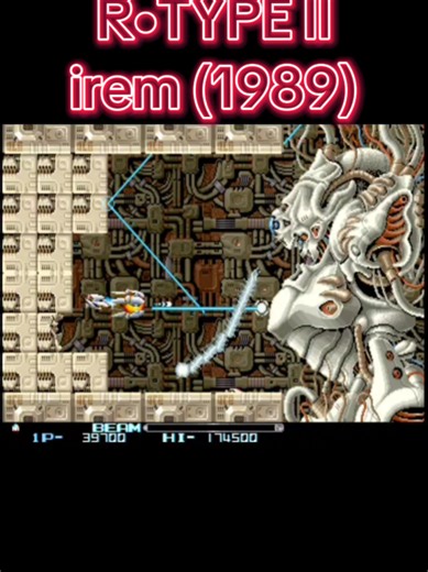 R•TYPE II arcade 🕹🚀 irem (1989) tougher than the original?🔥 #rtype #shmups #80sarcade #80snostalgia #retrogaming
